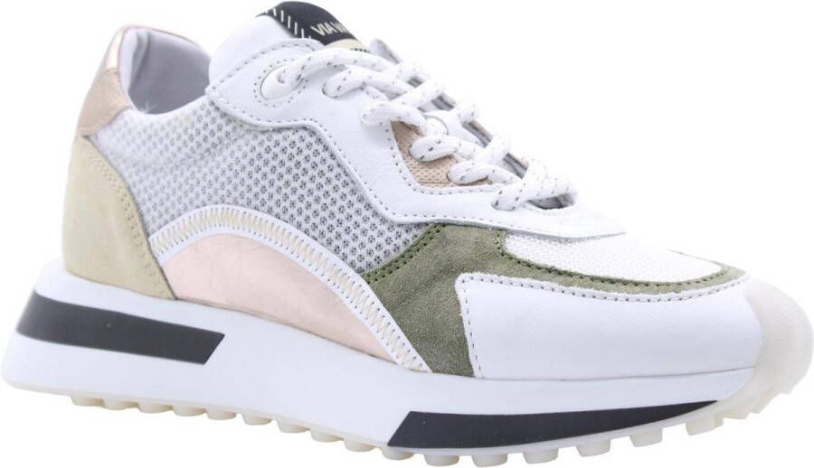 VIA VAI Posy Dash Sneakers Beige Groen