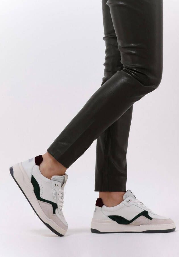 VIA VAI Sam Hudson Sneakers Wit Groen