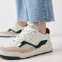 Via vai 58128 Sam Hudson 01-421 Wit Groen Lage sneakers - Thumbnail 6