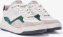 Via vai 58128 Sam Hudson 01-421 Wit Groen Lage sneakers - Thumbnail 7