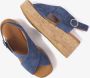 VIA VAI Sandalen Dames Sissel Raise Maat: 39 Materiaal: Suède Kleur: Blauw - Thumbnail 13