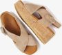 VIA VAI Sissel Raise | suède sleehak sandalen Beige Suede Sandalen met hak Dames - Thumbnail 11