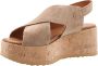 VIA VAI Sissel Raise | suède sleehak sandalen Beige Suede Sandalen met hak Dames - Thumbnail 15