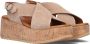 VIA VAI Sissel Raise | suède sleehak sandalen Beige Suede Sandalen met hak Dames - Thumbnail 12