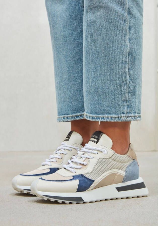 VIA VAI Sneakers Dames Lage sneakers Damesschoenen Nubuck 58134 Posy ...