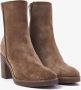 VIA VAI Taara Jade Sierra Farro Bruin Suede Enkellaars met hak Dames - Thumbnail 15