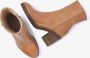 VIA VAI Taara Jade Enkellaarsjes dames Donker cognac - Thumbnail 8