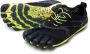 Vibram Five Fingers V-Run Runningschoenen Heren Black Yellow - Thumbnail 3