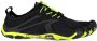 Vibram Five Fingers V-Run Runningschoenen Heren Black Yellow - Thumbnail 4