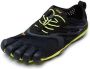 Vibram Five Fingers V-Run Runningschoenen Heren Black Yellow - Thumbnail 7