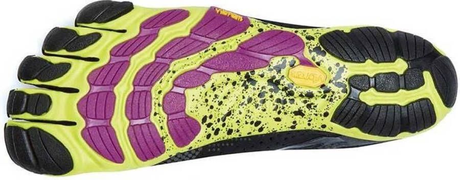 Vibram Fivefingers V-Run 16W3105 Black Yellow Purple