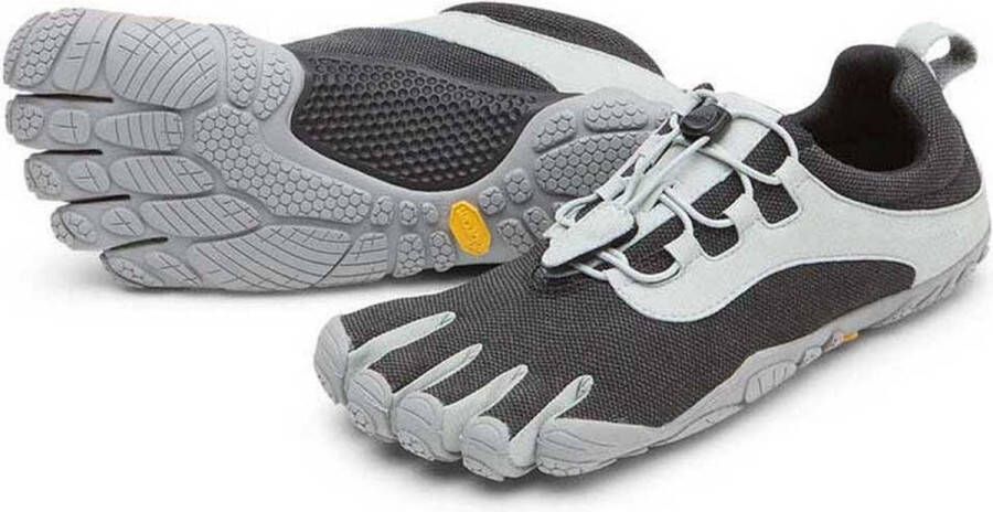 Vibram Fivefingers V-Run Retro Hardloopschoenen Black Grey Heren - Foto 5