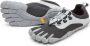 Vibram Fivefingers V-Run Retro Hardloopschoenen Black Grey Heren - Thumbnail 5