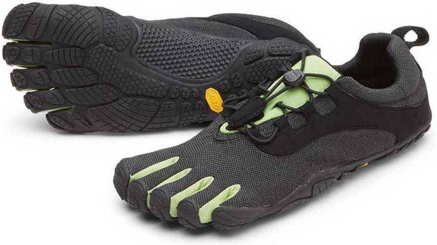 Vibram Fivefingers V-run Retro Hardloopschoenen Zwart Grijs Vrouw