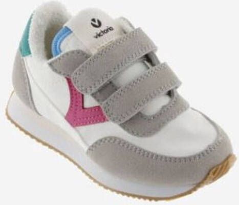 Victoria meisjes sneaker wit fuschia WIT