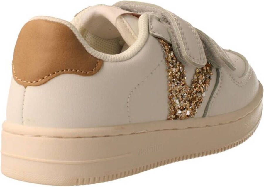 Victoria Meisjes Sneaker Wit Goud WIT