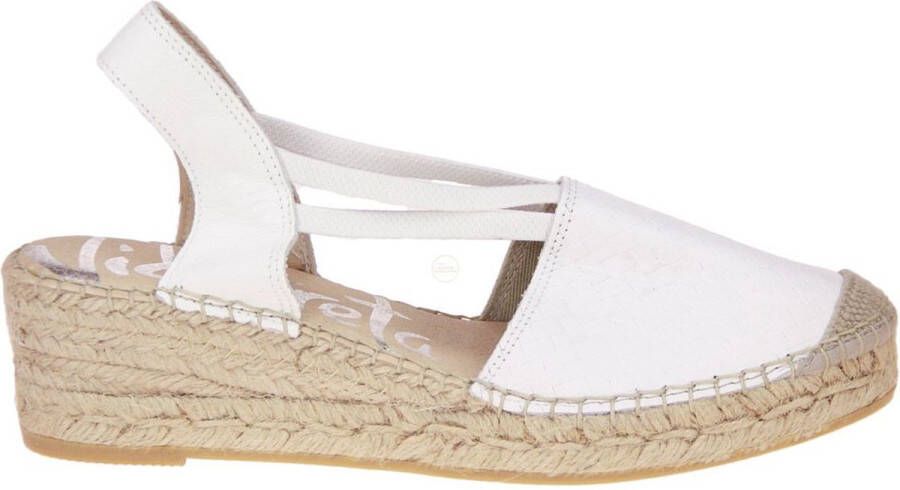 Vidorreta Wit Espadrilles Openhiel