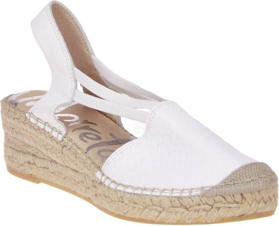 Vidorreta Wit Espadrilles Openhiel