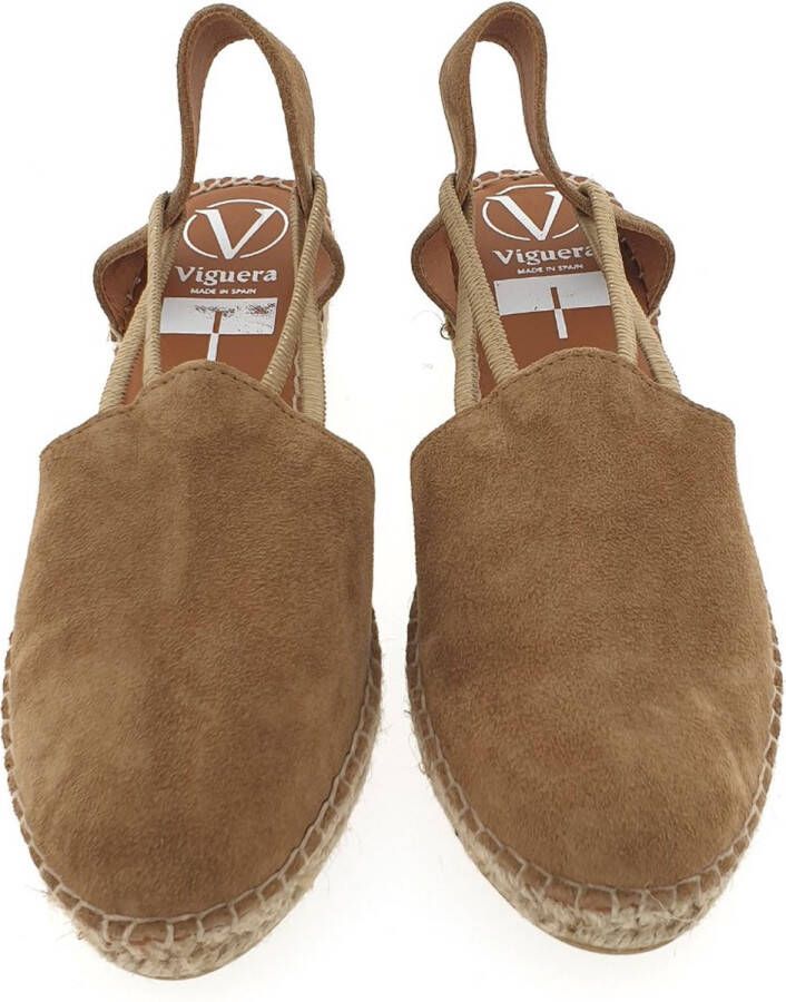 VIGUERA 1825 espadrilles middelbruin