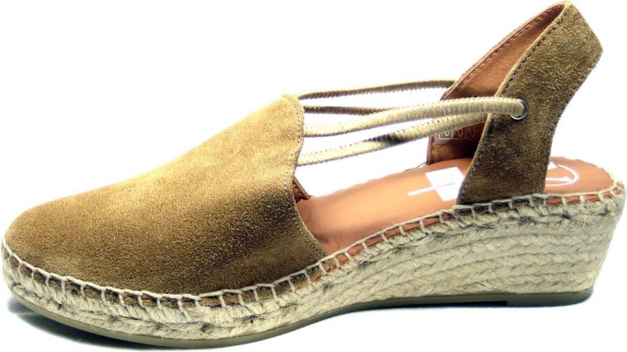 VIGUERA 1825 espadrilles middelbruin