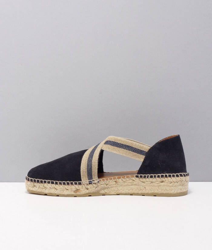 VIGUERA 1890 espadrilles dames blauw vitelo ocean suede