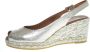 VIGUERA Espadrilles Dames Damesschoenen Leer Sleehak Hoogte 2013 met Goud - Thumbnail 13