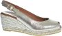 VIGUERA Espadrilles Dames Damesschoenen Leer Sleehak Hoogte 2013 met Goud - Thumbnail 9