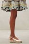 VIGUERA Espadrilles Dames Damesschoenen Leer Sleehak Hoogte 2013 met Goud - Thumbnail 8