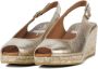 VIGUERA Espadrilles Dames Damesschoenen Leer Sleehak Hoogte 2013 met Goud - Thumbnail 11