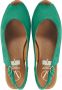 VIGUERA Espadrilles Dames Damesschoenen Suède Sleehak Hoogte 2013 Groen - Thumbnail 3