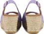 VIGUERA Espadrilles Dames Damesschoenen Suède Sleehak Hoogte 2013 Lila - Thumbnail 8