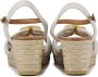 VIGUERA Espadrilles Female Instappers Damesschoenen Leer 2043 Gebroken wit - Thumbnail 6