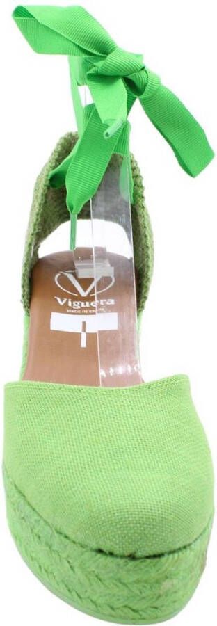 Viguera Peep Toe Peep Heel Green Dames - Foto 3