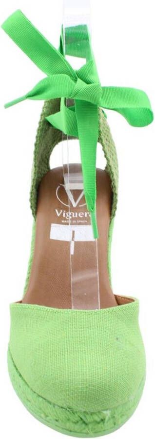 Viguera Peep Toe Peep Heel Green Dames - Foto 5