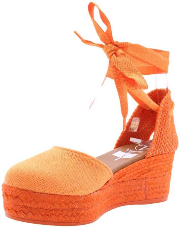 VIGUERA Peep Toe Peep Heel Orange