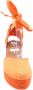 Viguera Peep Toe Peep Heel Orange Dames - Thumbnail 3