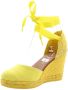 Viguera Peep Toe Peep Heel Yellow Dames - Thumbnail 3