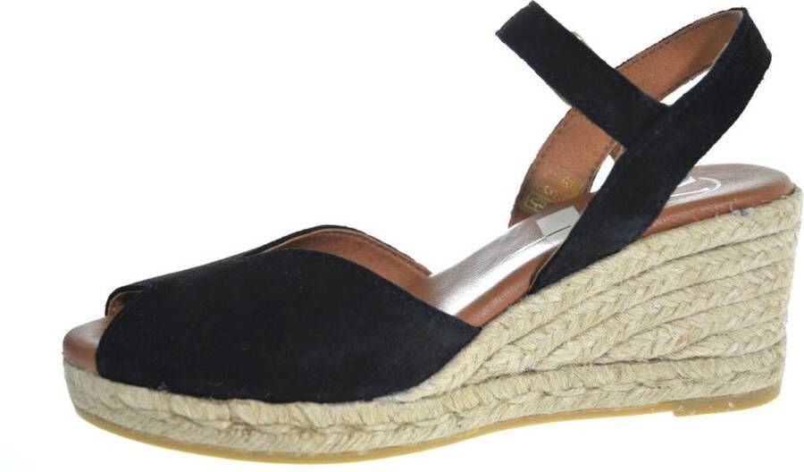 VIGUERA Vitelo Black 2008 Dames Espadrilles Zwart