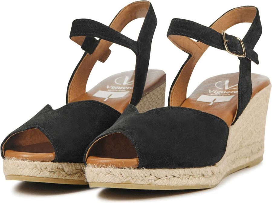 VIGUERA Vitelo Black 2008 Dames Espadrilles Zwart