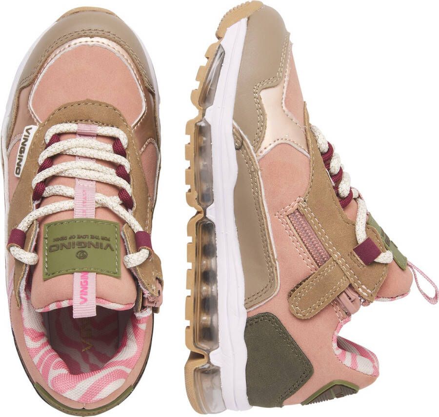 Vingino Ariana Sneaker Meisjes Multicolor army green