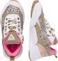 VINGINO Beau chunky leren sneakers met panterprint beige roze Meisjes Leer 34 - Thumbnail 7