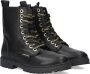 VINGINO Eva High veterboots zwart Imitatieleer Effen 30 - Thumbnail 6