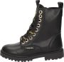 VINGINO Eva High veterboots zwart Imitatieleer Effen 30 - Thumbnail 13