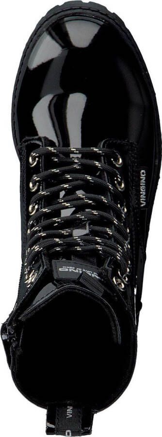 Vingino Eva High Veterboots Laarzen Met Veters Meisjes Zwart