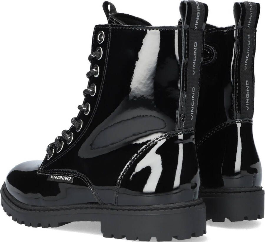 Vingino Eva Meisjes Veterboot Zwart