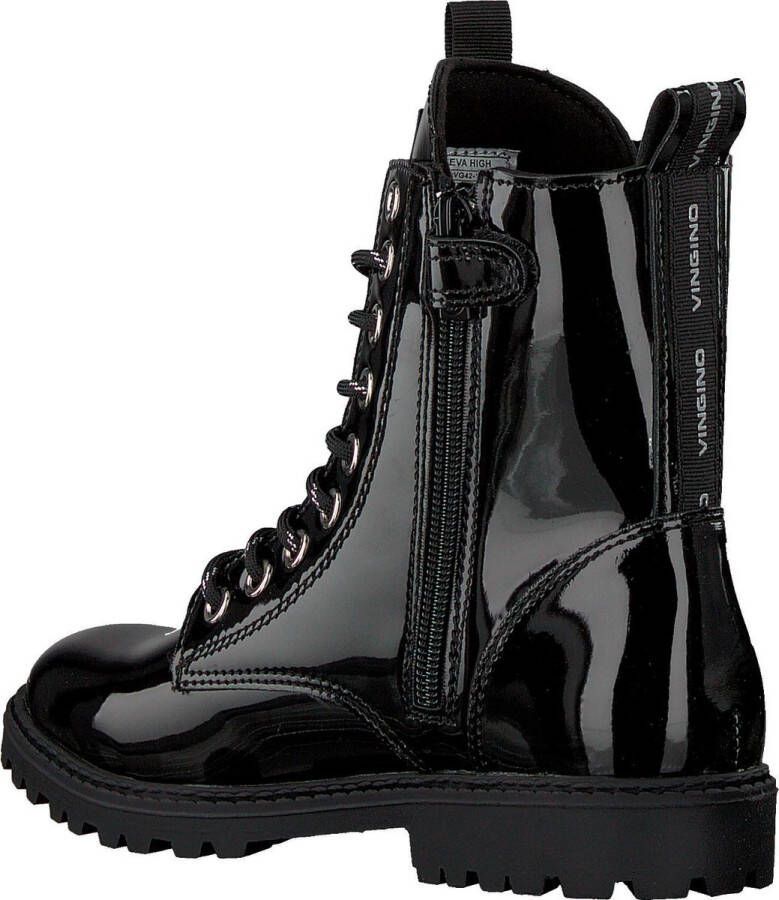 Vingino Eva Meisjes Veterboot Zwart