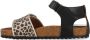 Vingino Floor leren sandalen panterprint zwart - Thumbnail 14