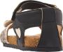 Vingino Floor leren sandalen panterprint zwart - Thumbnail 8