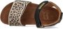 Vingino Floor leren sandalen panterprint zwart - Thumbnail 9