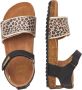 Vingino Floor leren sandalen panterprint zwart - Thumbnail 10